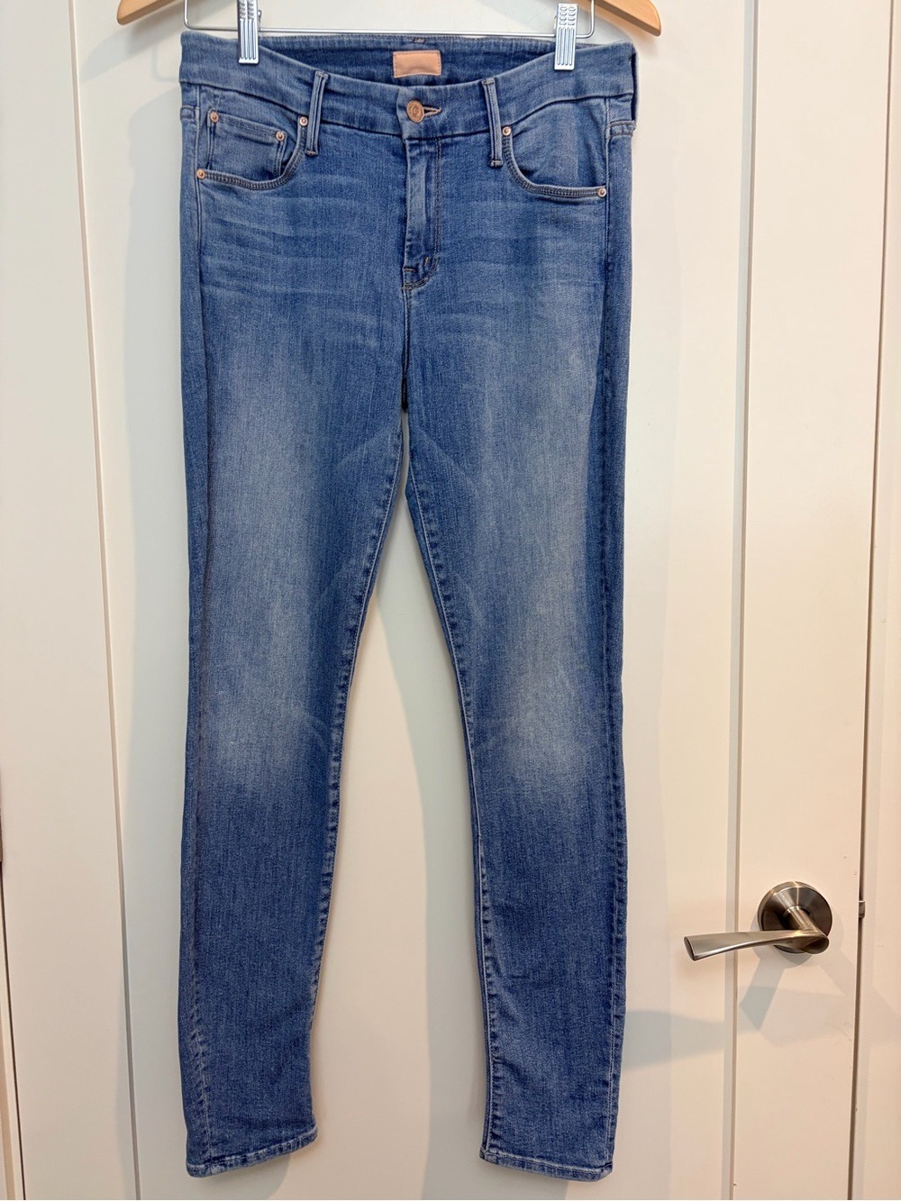 MOTHER The Looker Light Kitty Skinny Jeans Size 29